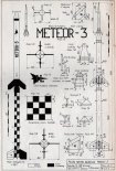 IL ”Meteor 3”, plany modelarskie. (Źródło: Modelarz nr 3/1971).