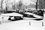 Samolot szturmowy Iljuszyn Ił-2m3 z 3 Pułku Lotnictwa Szturmowego w zbiorach Muzeum Wojska Polskiego w Warszawie. Zima 1945/1946. (Źródło: http://www.polishairforce.pl).