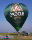 Balon ”Okocim”. (Źródło: Ladislav Zápařka ”LZ- przedstawiciel czeskiego przemysłu lotniczego w Polsce”).