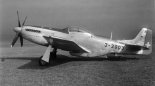 Samolot North American P-51D "Mustang" wkrótce po dostarczeniu do szwajcarskich sił powietrznych. (Źródło: Archiwum).
