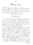 Rękopiśmienna karta memoriału patentowego Hoene-Wrońskiego na koła żywe. (Źródło: Januszewski S. ”Wynalazki lotnicze Polaków 1836- 1918”).