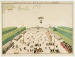 Plakat reklamujący skok spadochronowy Élisy Garnerin na Fête du Roy w Paryżu. Być może wydarzenie z 1815 r. (Źródło: archiwum).