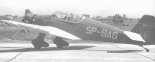 Prototyp samolotu LWD ”Zuch 2” podczas prób w Instytucie Lotnictwa. (Źródło: Glass A. ”Polskie konstrukcje lotnicze 1939-1954”. Tom 5).