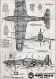 Morane-Saulnier MS-406C1, plany modelarskie. (Źródło: Modelarz nr 12/1960).