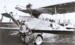 Samolot Oeffag C-II nr 52.27 sfotografowany na początku 1919 r. na lotnisku w Przemyślu. (Źródło: archiwum).