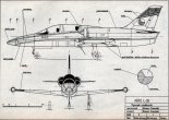 Aero L-39ZA ”Albatros”, plany modelarskie. (Źródło: Modelarz nr 2/1970).