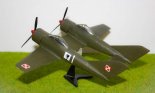 Model samolotu bombowego i rozpoznawczego PWS-60/1939 (PWS-46). (Źródło: Rodzime lotnictwo IIRP opowiedziane modelami ... - Facebook).