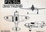PZL-50A ”Jastrząb”, rysunek z 1969 r. (Źródło: Modelarz nr 2/1969).