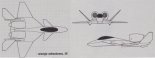 PZL-230 ”Skorpion” III wersja, rysunek w rzutach. (Źródło: Makowski Tomasz ”Współczesne konstrukcje lotnicze Polski”).