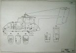 Strona z oryginalnego projektu wstępnego samolotu PZL M15, tzw. ”Komponowka samaliota”.  (Źródło: ze zbiorów Jarosława Rumszewicza).