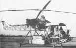 Śmigłowiec Omega BS-12D-3 w czasie prób, 1963 r. (Źródło: ”Polskie konstrukcje lotnicze 1939-1954”. Tom 5).