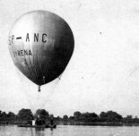 Balon ”Syrena” (SP- ANC) typu ZB-1 z Aeroklubu Warszawskiego. (Źródło: archiwum). 