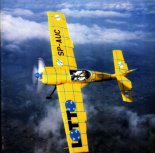 Zlin Z-50 (SP-AUC) w żółtym malowaniu LOTTO. (Źródło: Przegląd Lotniczy Aviation Revue nr 3/1996).