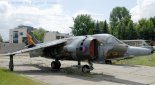 Samolot BAe ”Harrier” w zbiorach Muzeum Lotnictwa Polskiego w Krakowie. (Źródło: Copyright Zbigniew Jóźwik- ”Samoloty, śmigłowce, szybowce- fotografia lotnicza”).