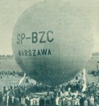 Balon wyczynowy MOS-2 ”Warszawa” (SP-BZC). (Źródło: Skrzydlata Polska nr 3/1965).