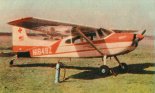 Samolot sanitarny Cessna 185 "Skywagon" (N1649Z) wkrótce po dostawie do Polski na początku 1963 r. (Źródło: Skrzydlata Polska nr 18/1963).