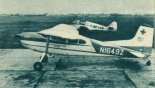 Samolot sanitarny Cessna 185 "Skywagon" (N1649Z) używany w polskim lotnictwie sanitarnym. (Źródło: Skrzydlata Polska nr 1/1965).